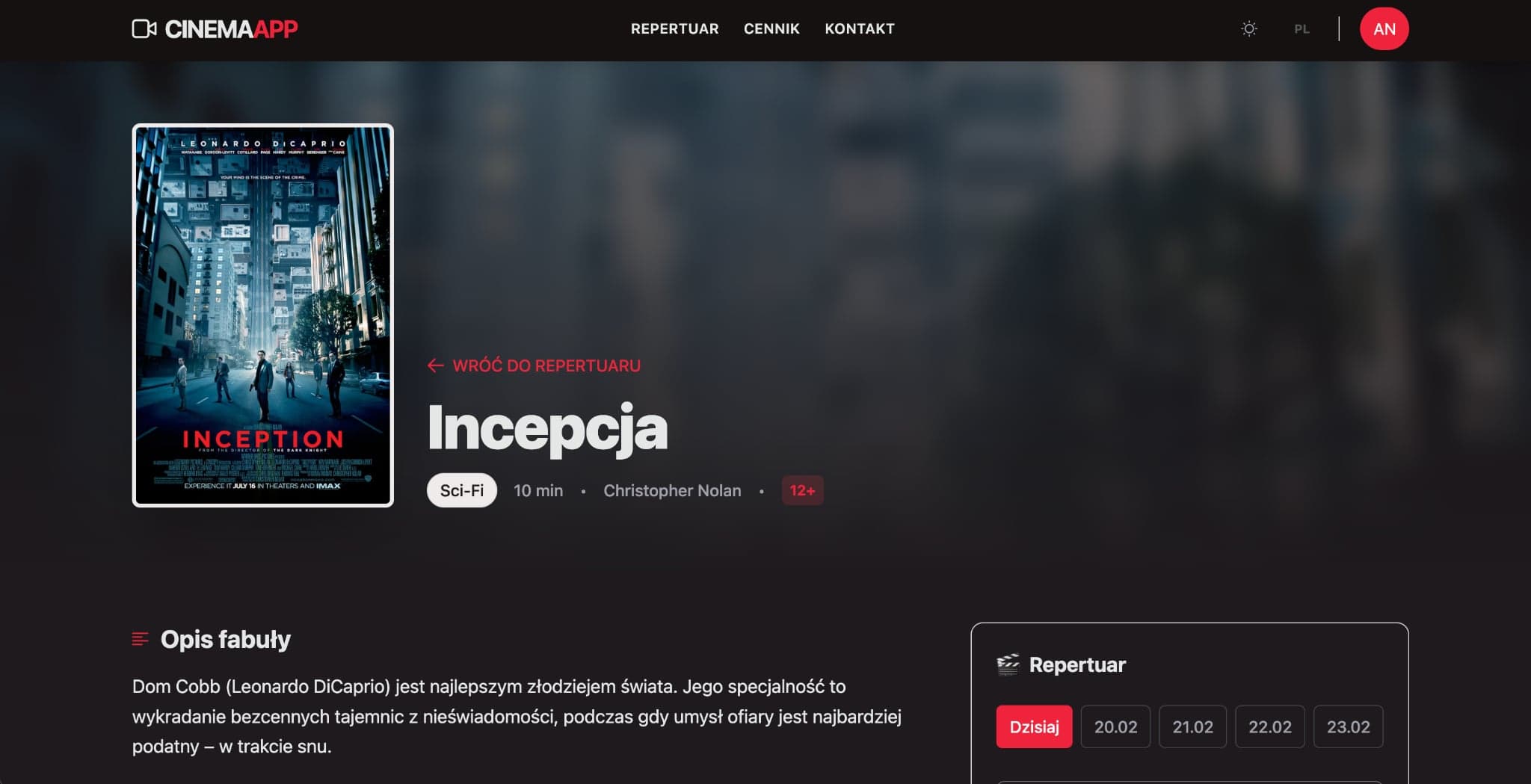 Cinema Booking System screenshot 4