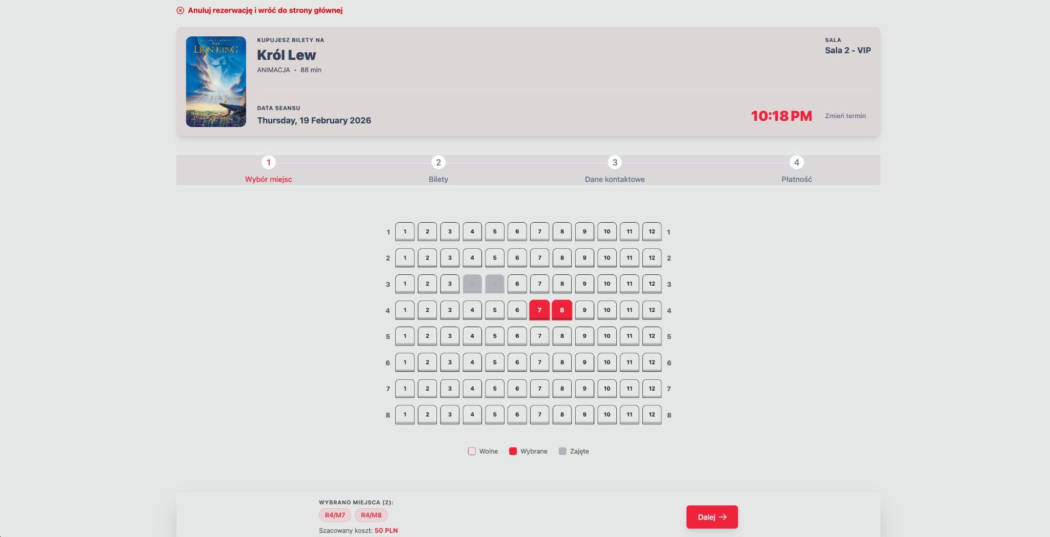 Cinema Booking System screenshot 6