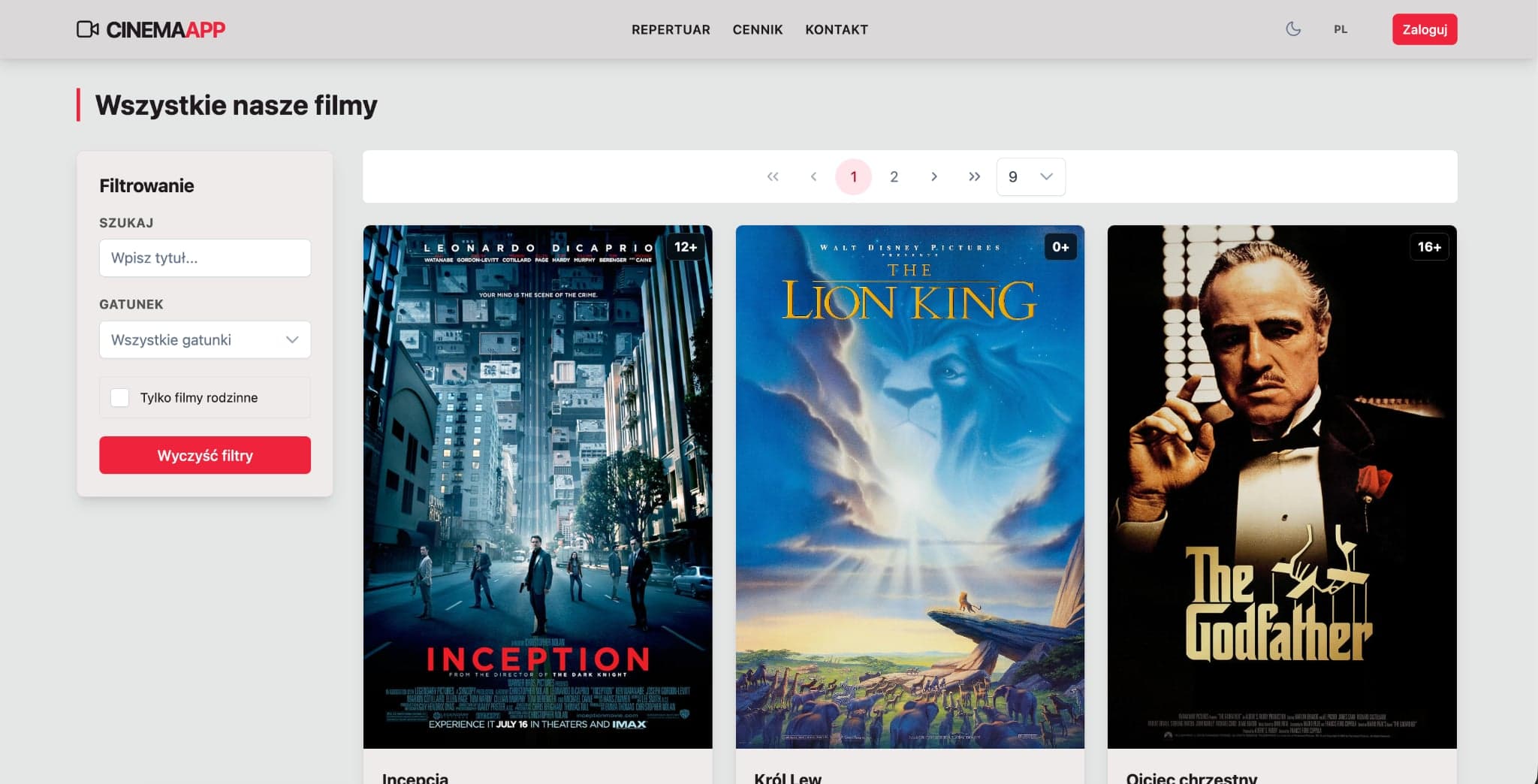 Cinema Booking System