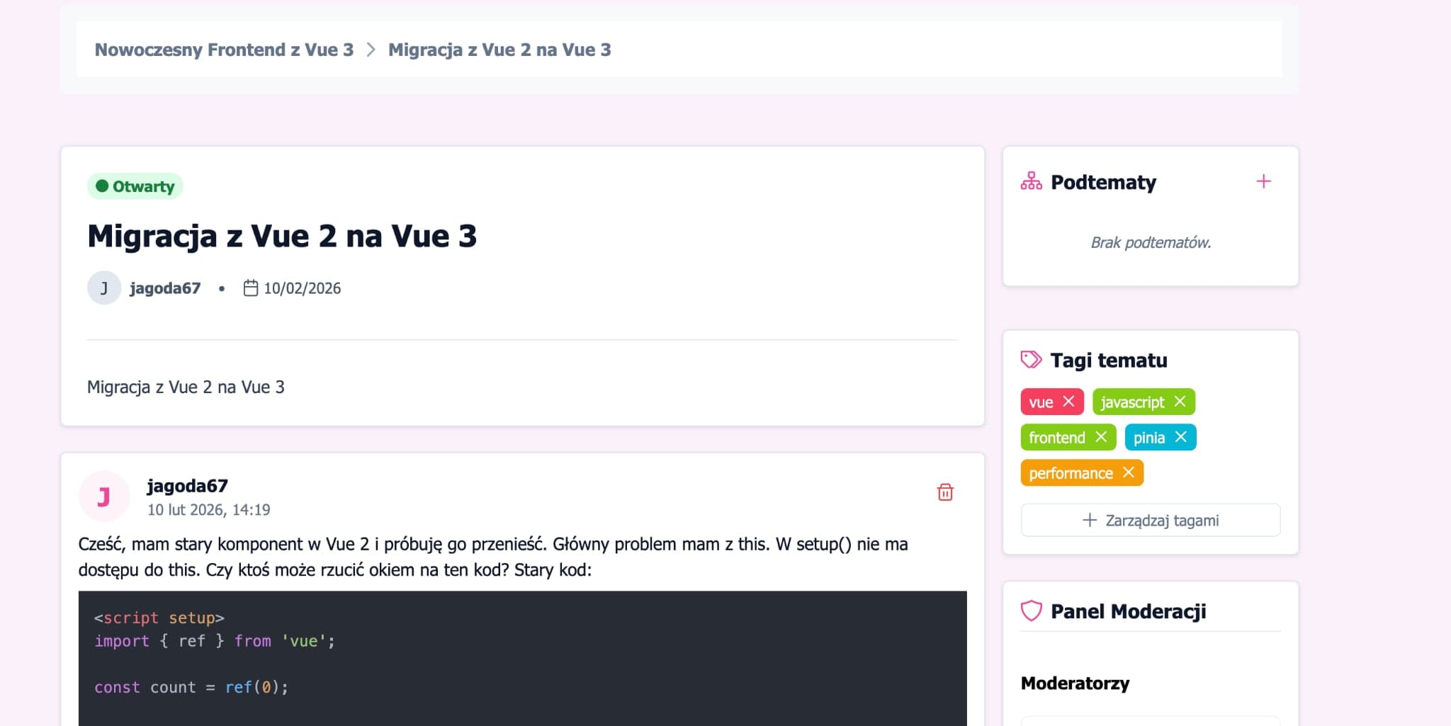 ProgTalk screenshot 1